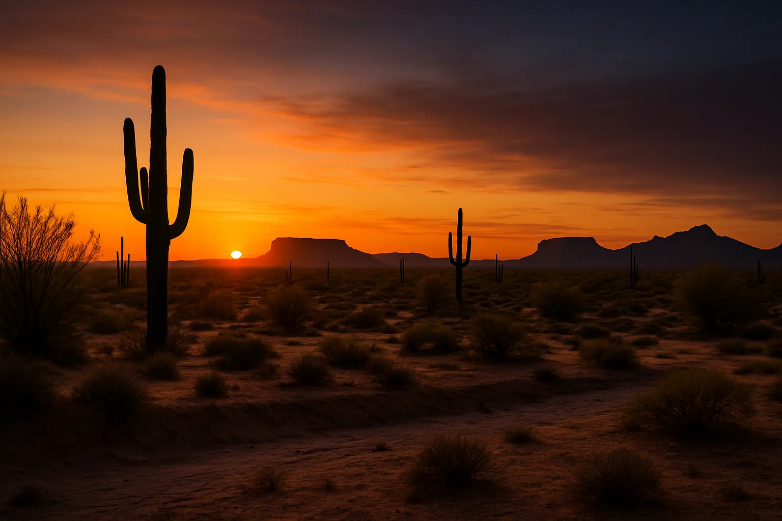 Arizona Sonoran desert development land
